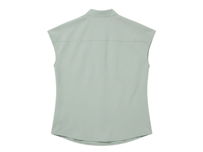 Chaqueta Cuello Mao Manga Japonesa espalda