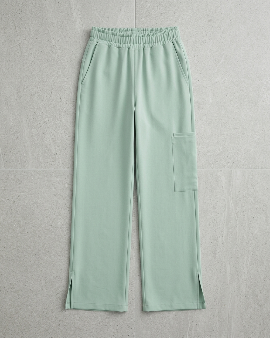 Pantalón Oxford Cargo con Tajo