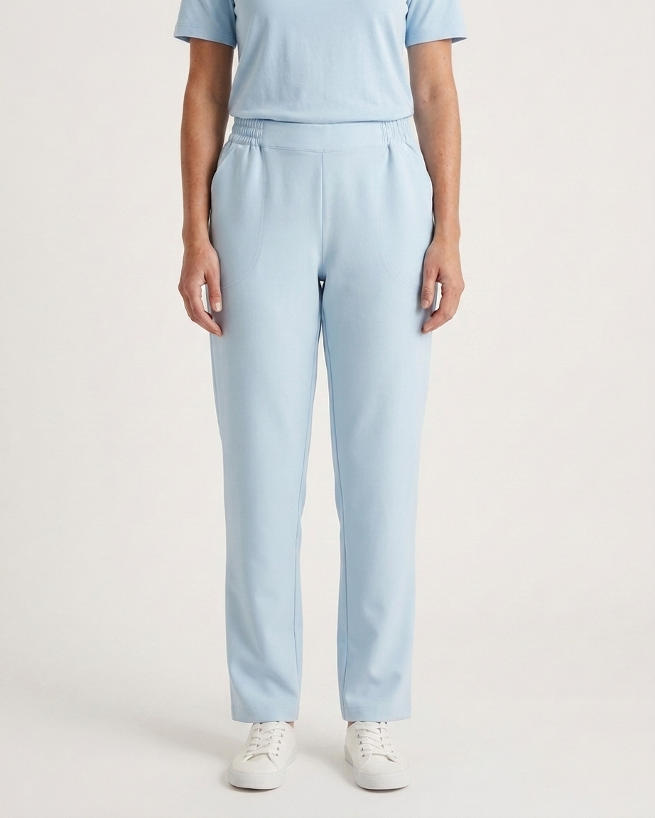 Pantalón Recto Cintura Yoga