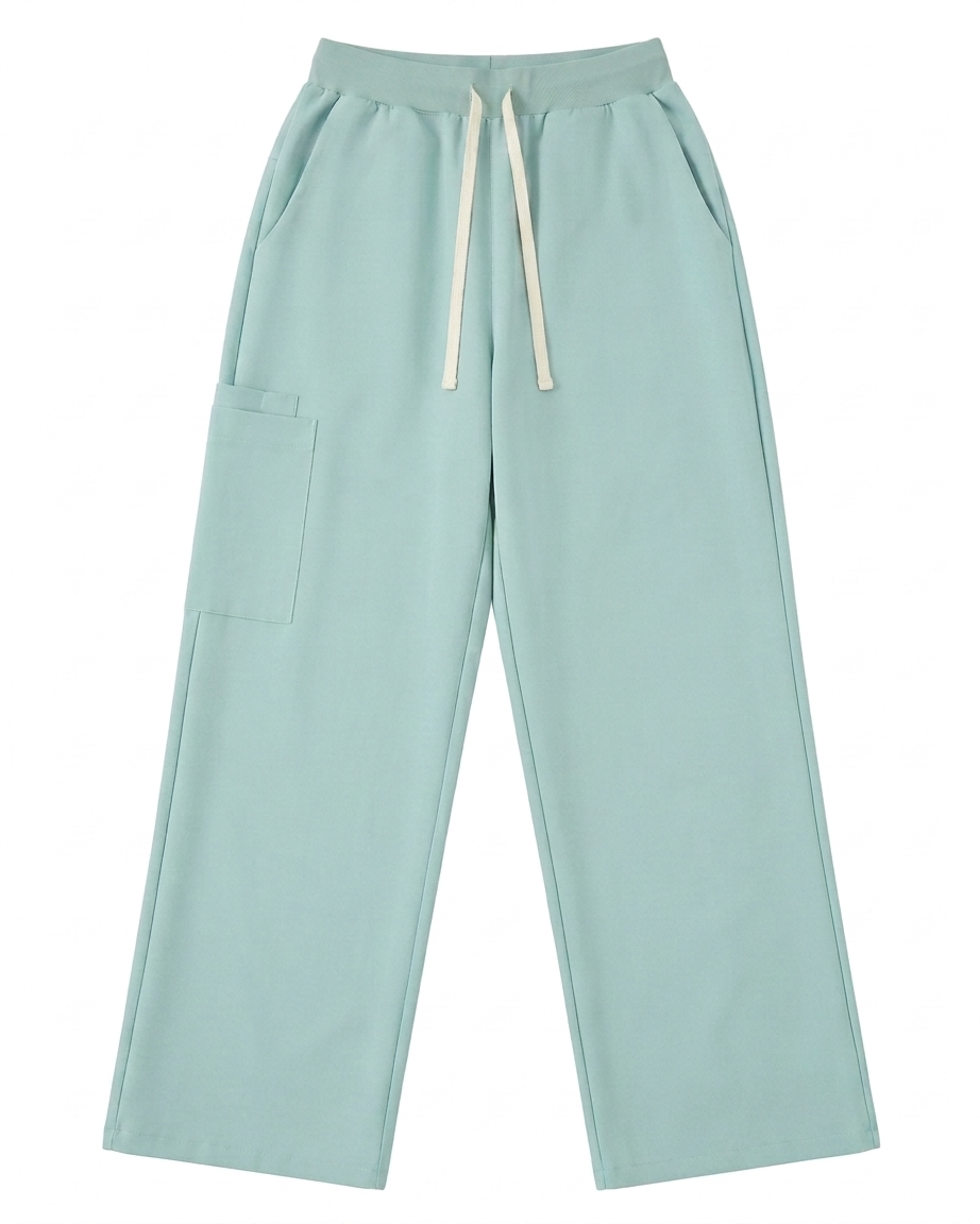 Pantalón Recto con Bolsillo Cargo