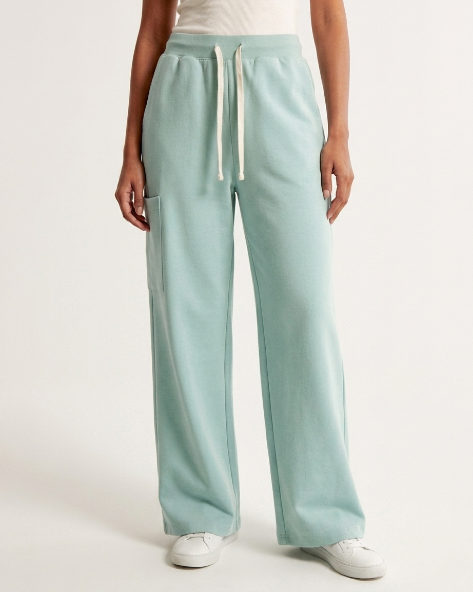 Pantalón Recto con Bolsillo Cargo
