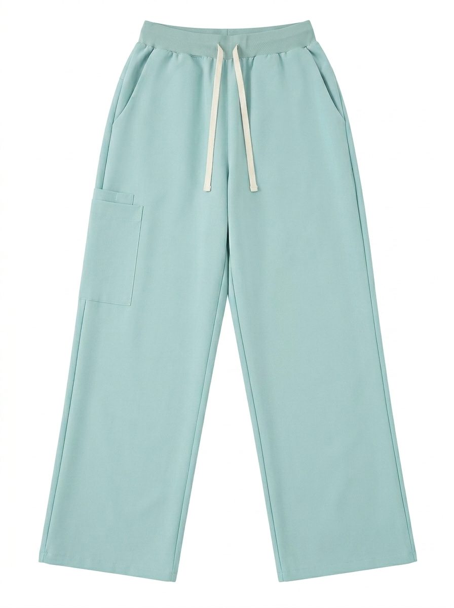 Pantalón Recto con Bolsillo Cargo