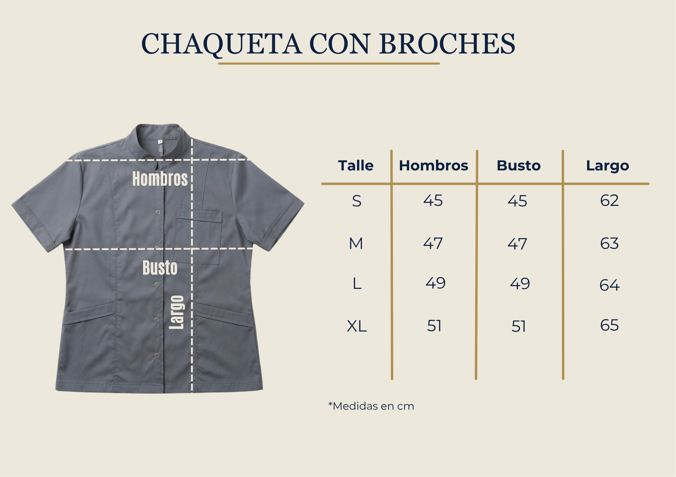 Camisa con Broches