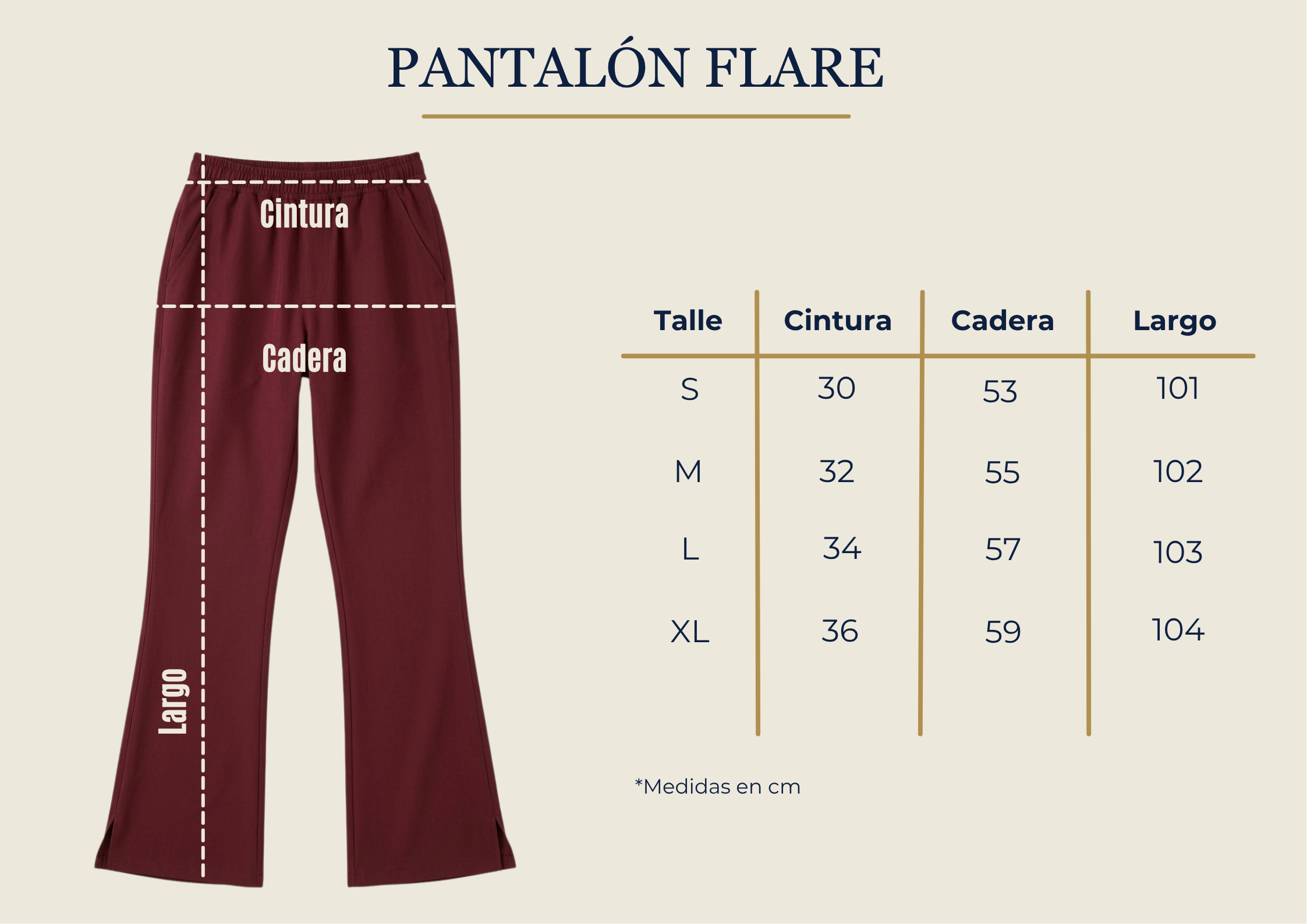 Pantalón Flare