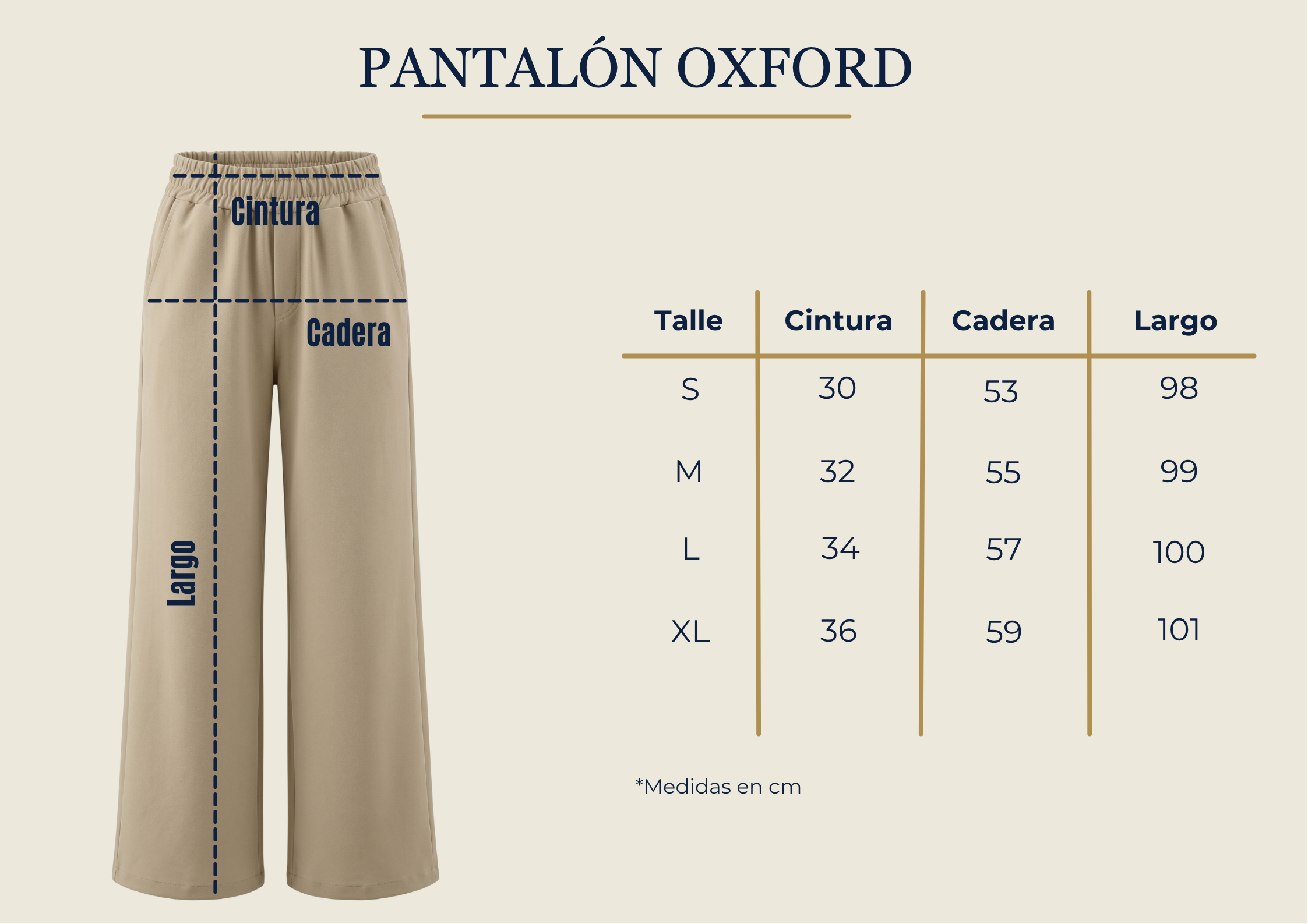 Pantalón Oxford
